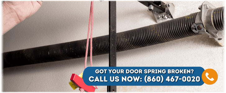 Broken Garage Door Spring Hartford CT